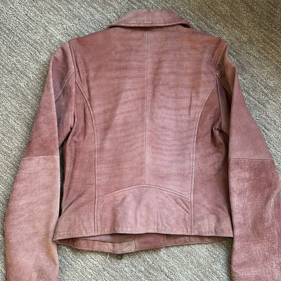 Lucky Brand real suede leather Moto jacket - Picture 7 of 7